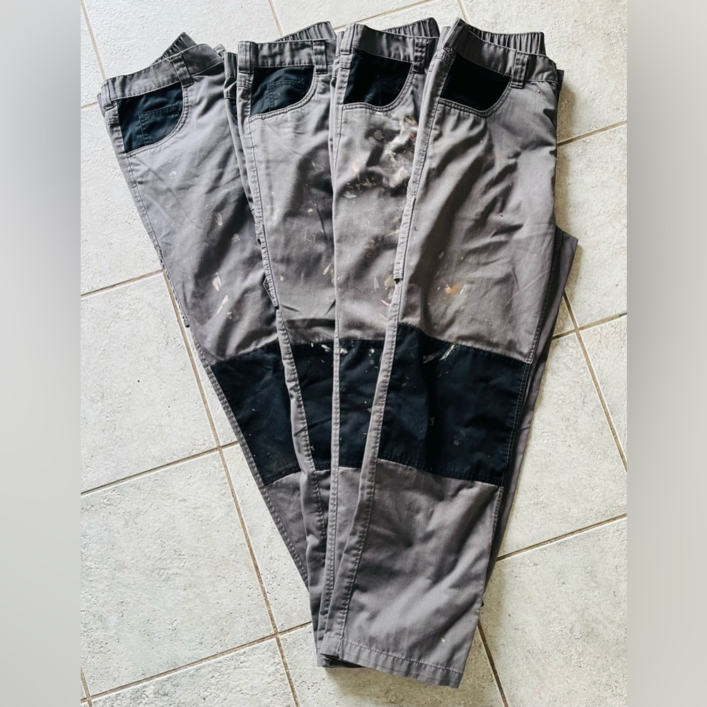MEGA BUNDLE | Lot of 4 Distressed Utility Work Pants | Size 38x32
